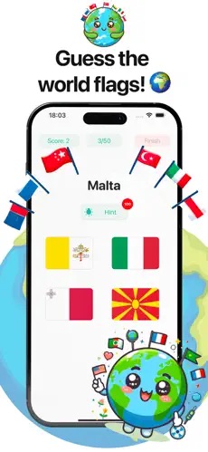 Guess World Flags: Quiz Games screenshot 1