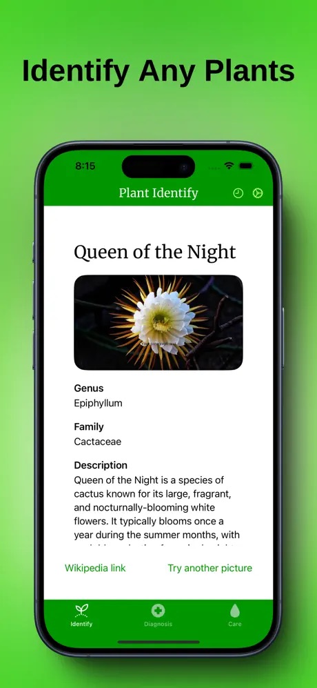 PlantIdentify - AI Care Tips screenshot 1